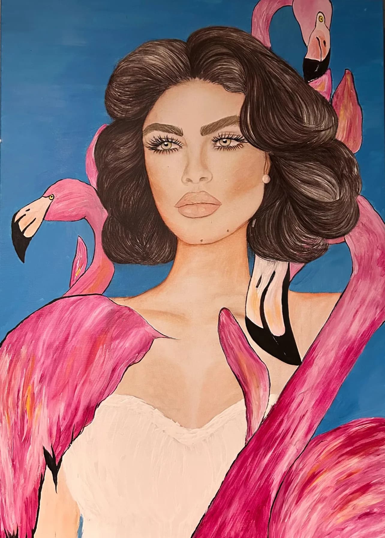 Among Flamingos